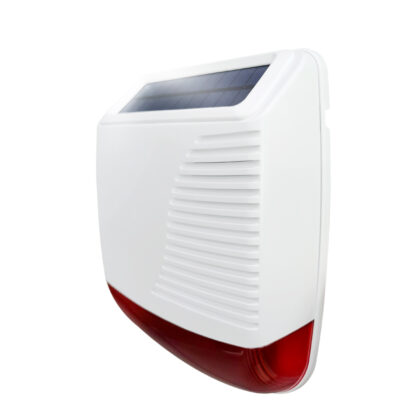 Sirena Solare Esterna Senza Fili con Pannello Fotovoltaico - Allarme Wireless ACW-SS2
