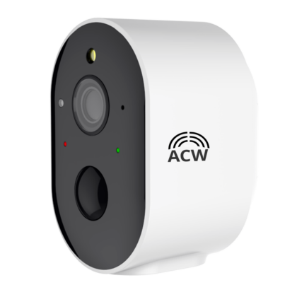 Telecamera di sicurezza WiFi 1080P con rilevamento di movimento PIR, HD 3MP, batteria al litio e pannello solare - ACW-S5